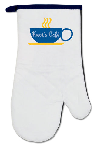 oven mitt with color trim