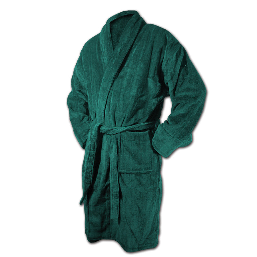 Iris Egyptian Cotton Jacquard Bath Robe Beige – Calla Angel